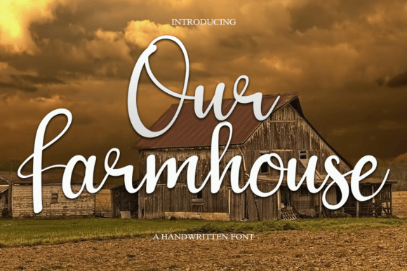 Our Farmhouse Font Poster 1