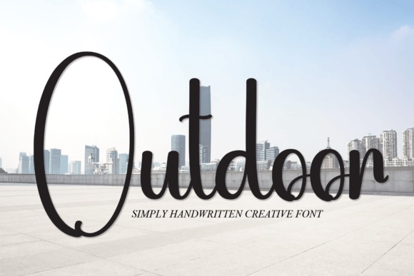Outdoor Font Poster 1