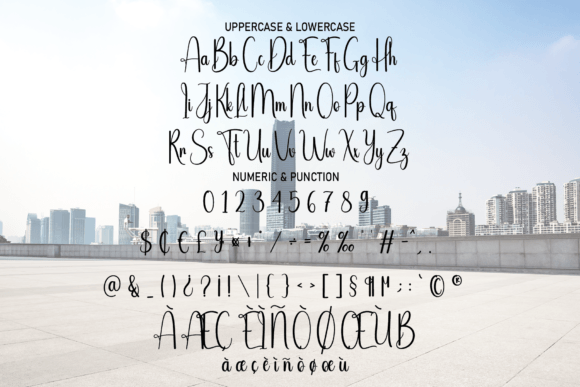 Outdoor Font Poster 7