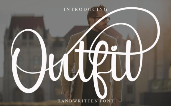 Outfit Font Poster 1