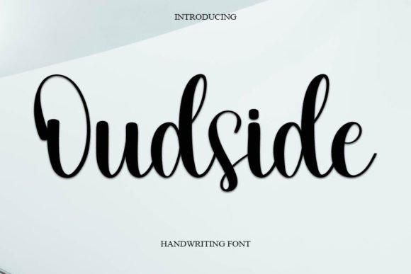 Outside Font Poster 1