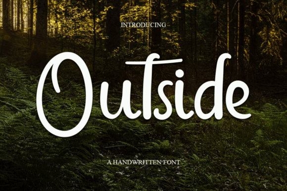 Outside Font Poster 1