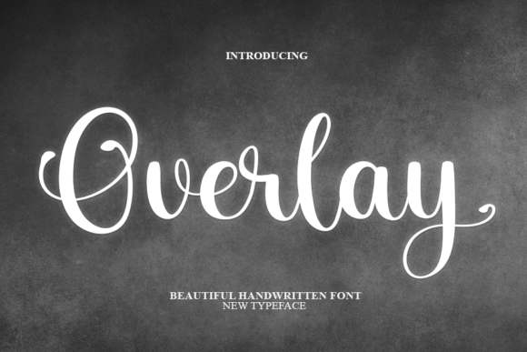 Overlay Font Poster 1