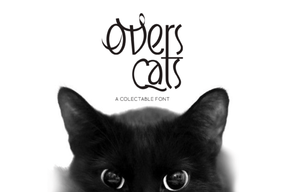 Overscats Font Poster 1