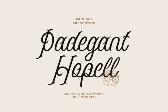 Padegant Hopell Font Poster 1