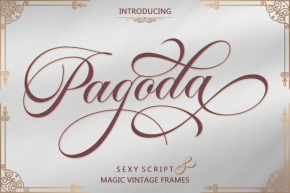 Pagoda Font Poster 7
