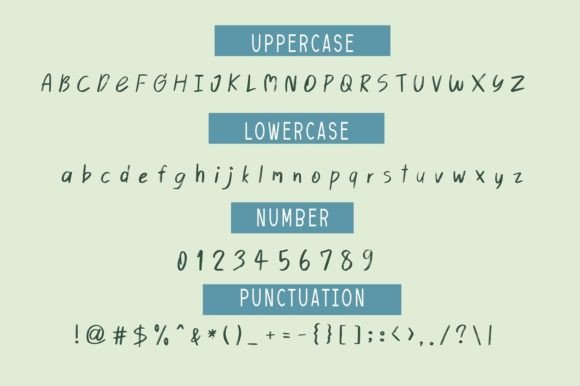 Paisley Font Poster 2