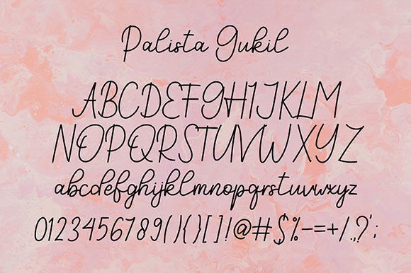 Palista Gukil Font Poster 7