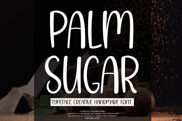 Palm Sugar Font Poster 1