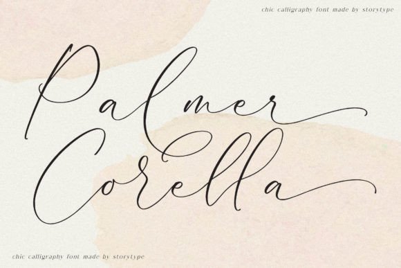 Palmer Corella Font Poster 1