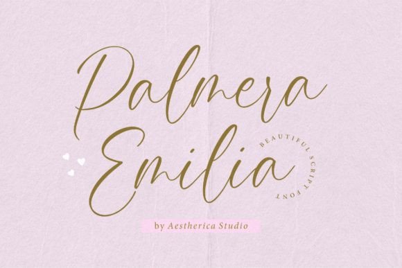 Palmera Emilia Font Poster 1