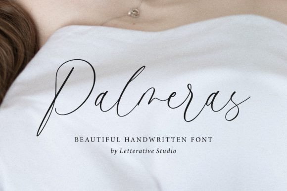 Palmeras Font Poster 1