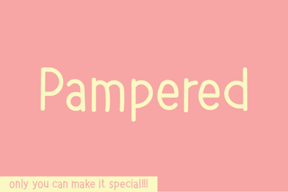 Pampered Font