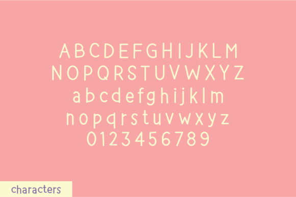 Pampered Font Poster 2