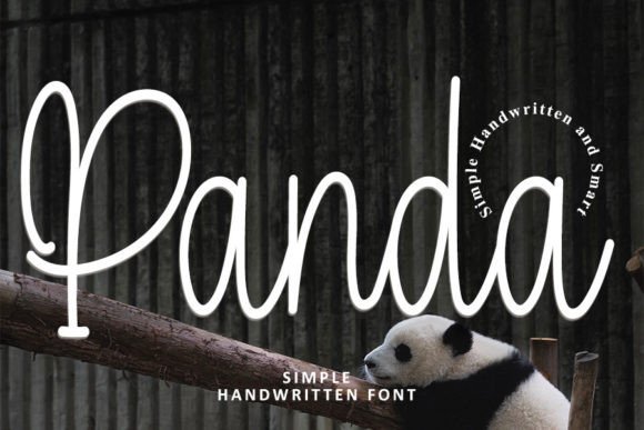 Panda Font Poster 1