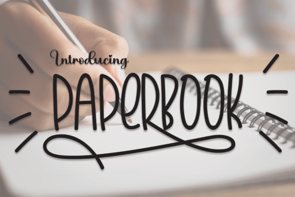 Paperbook Font Poster 1