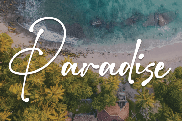 Paradise Font Poster 1