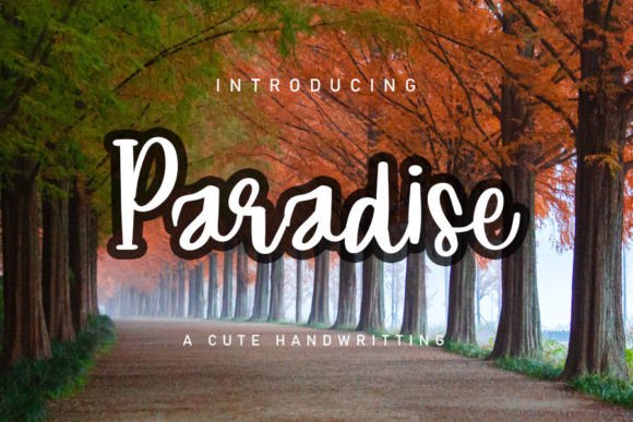 Paradise Font Poster 1