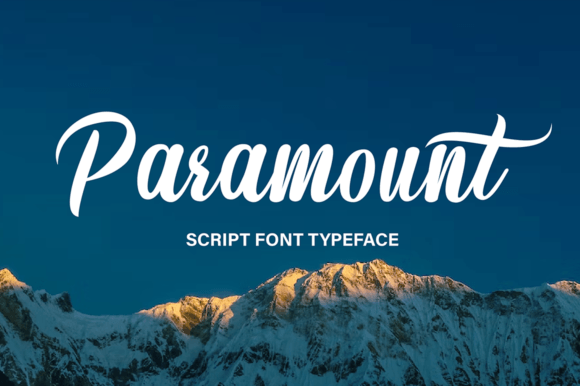 Paramount Font Poster 1