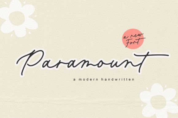 Paramount Font Poster 1