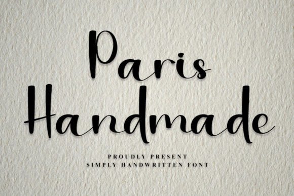 Paris Handmade Font