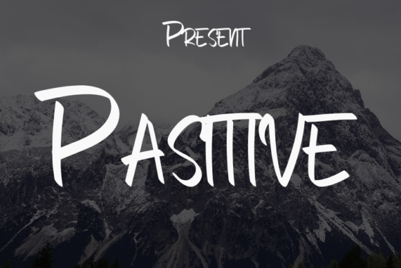 Pasitive Font Poster 1