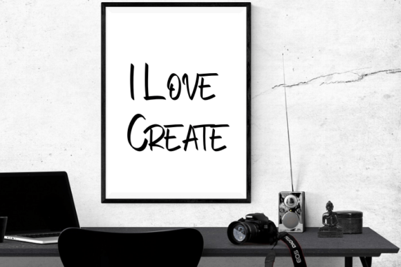Pasitive Font Poster 2