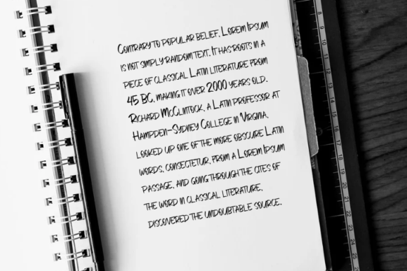 Pasitive Font Poster 3