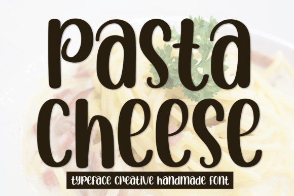 Pasta Cheese Font Poster 1