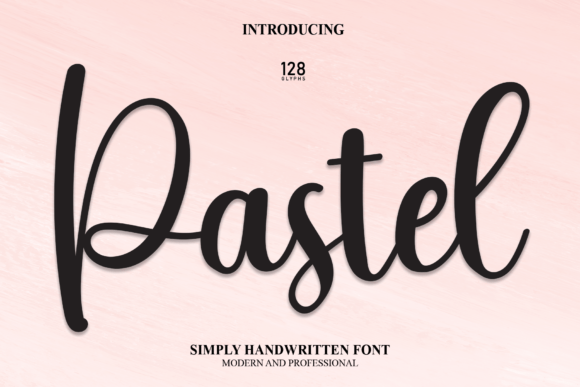 Pastel Font Poster 1