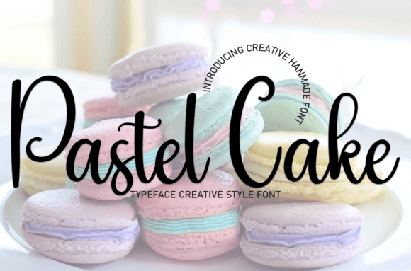 Pastel Cake Font Poster 1