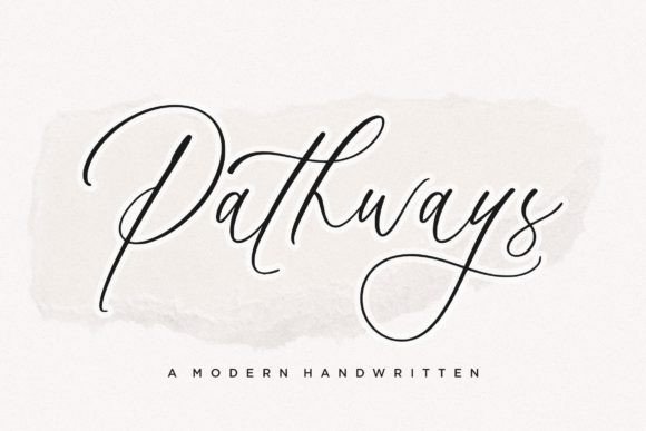 Pathways Font Poster 1