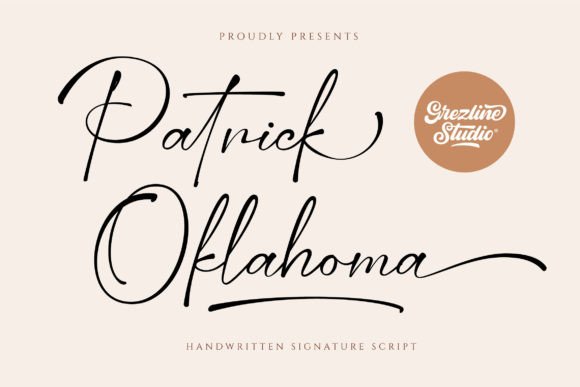Patrick Oklahoma Font Poster 1