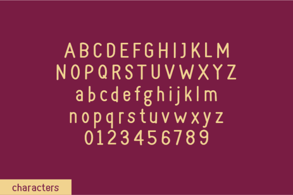 Patterned Font Poster 2