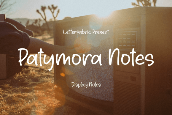 Patymora Notes Font Poster 1