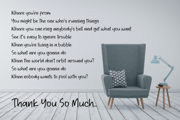 Patymora Notes Font Poster 3