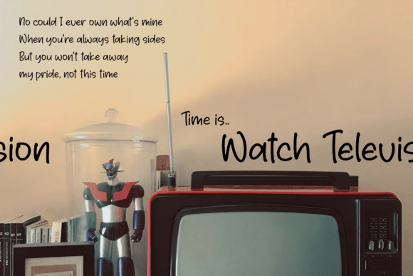 Patymora Notes Font Poster 5