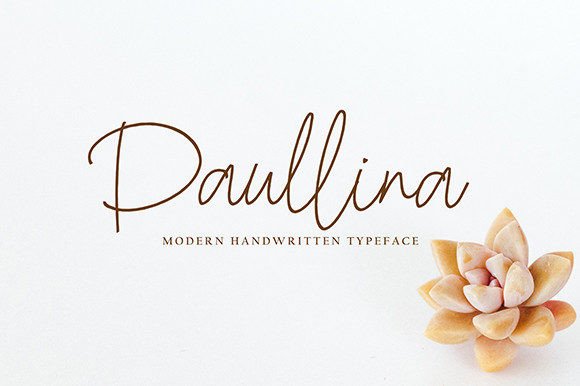 Paullina Font Poster 1