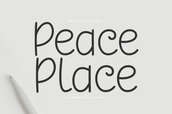 Peace Place Font Poster 1