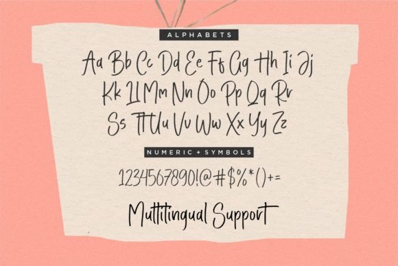 Peach Cakes Font Poster 6