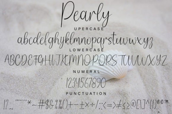 Pearly Font Poster 6