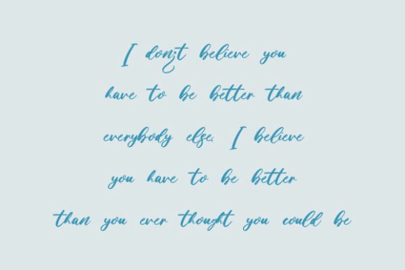 Penelope Fisher Font Poster 5