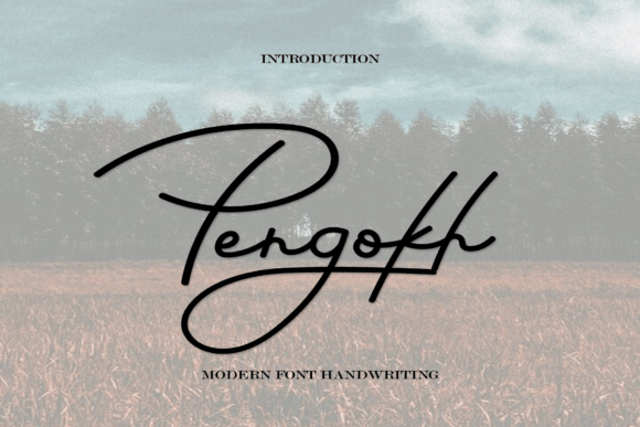 Pengokh Font Poster 1