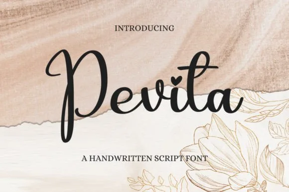 Pevita Font Pevita Font Poster 1