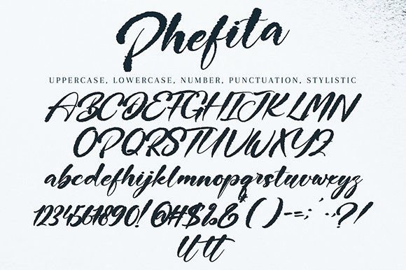 Phefita Font Poster 8