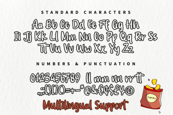 Photato Chips Font Poster 4