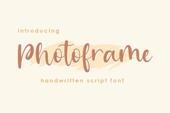 Photoframe Font Poster 1