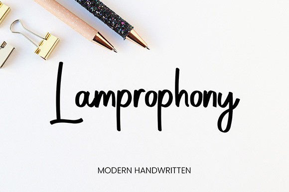 Photogenic Font Poster 4