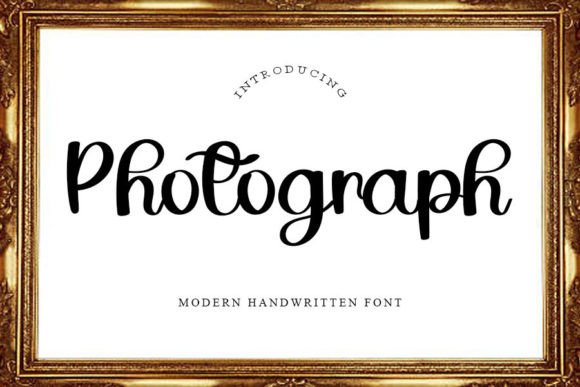 Photograph Font Poster 1