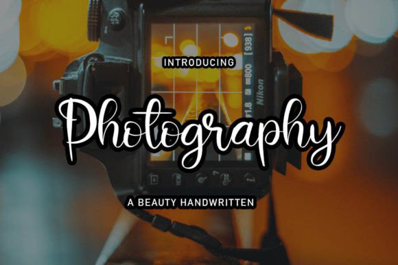 Photography Font